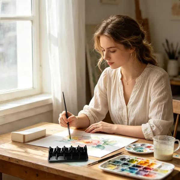 Лоток для ополаскивания кистей Art с 10 отделениями ,Держатель для пера