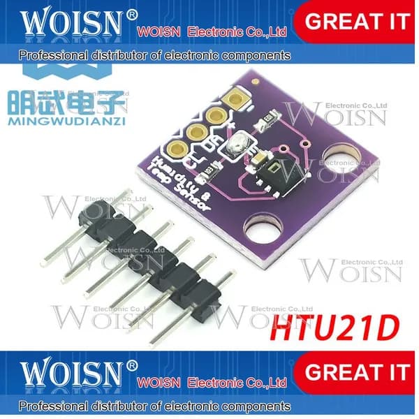1шт HDC1080 Si7021 SHT20 HTU21D Temperature and Humidity Sensor Module I2C Digital High Precision Тип опции доставки: HTU21D