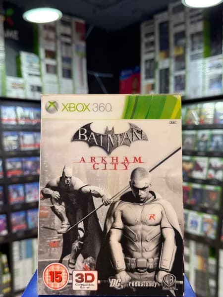Игра Batman: Аркхем Сити (3d обложка - голография) (Xbox 360) (Box)