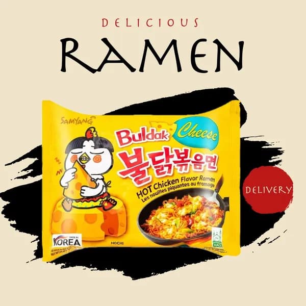 Buldak cheese ramen/Бульдак сырный рамен