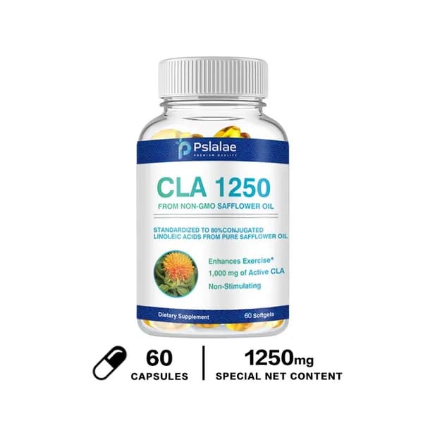 Капсулы Pslalae CLA для спортивного питания - содержат экстракт масла красного тмина - для поддержания формы тела и здоровья мышц