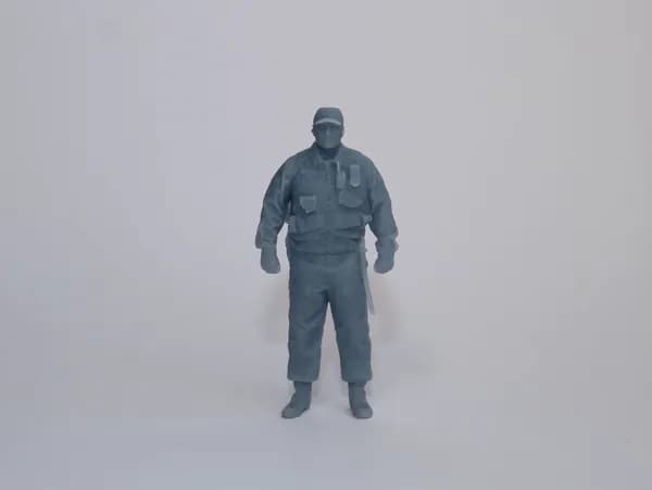 "Охранник" Фигурка в масштабе 1:43 для диорам и макетов. Высота фигурки 4 см.