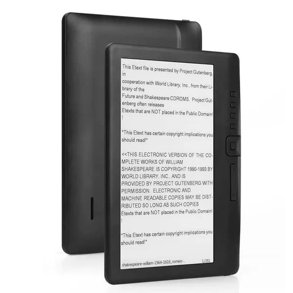 7" Электронная книга, черный