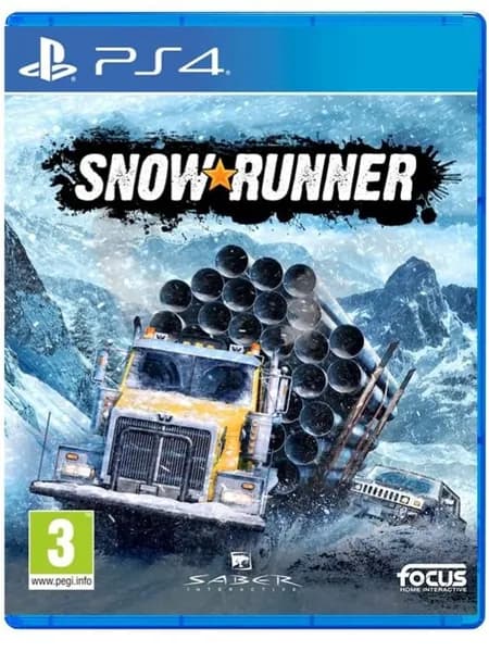 Игра для приставки PS4/PS5 SnowRunner (Новый диск) (PlayStation 4, PlayStation 5, Русские субтитры)