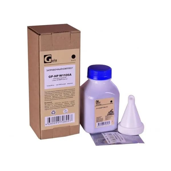 GalaPrint 106A - W1106A Тонер + чип черный 1000 стр