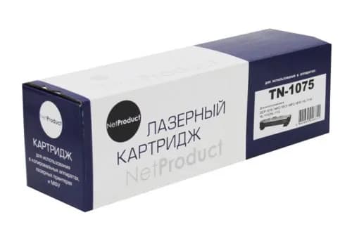 Картридж для Brother TN-1075 HL-1010R / 1112R / DCP-1510R / MFC-1810R, 1K NetProduct (N-TN-1075)