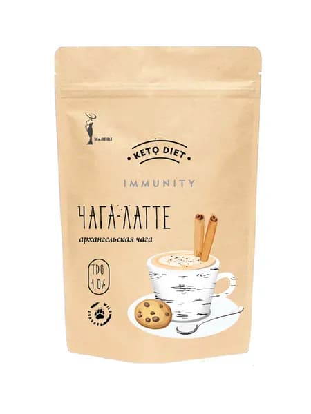 Чага кофе латте - слабой крепости (120 гр)