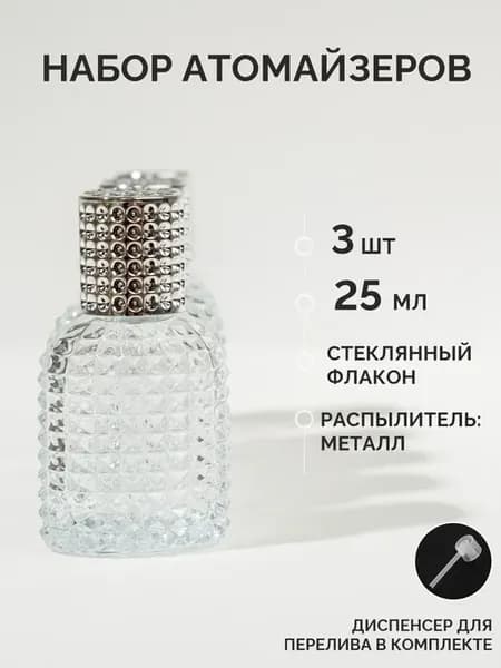 Атомайзер для духов, Флакон 3шт
