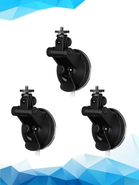Крепление для камеры на присоске с винтом 1/4, 3pc