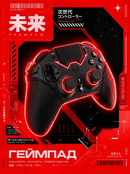 Геймпад для ПК, PS4, смартфона беспроводной