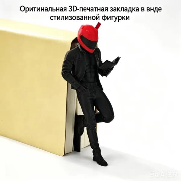 Фигурка Книжный бойфренд мотоциклист