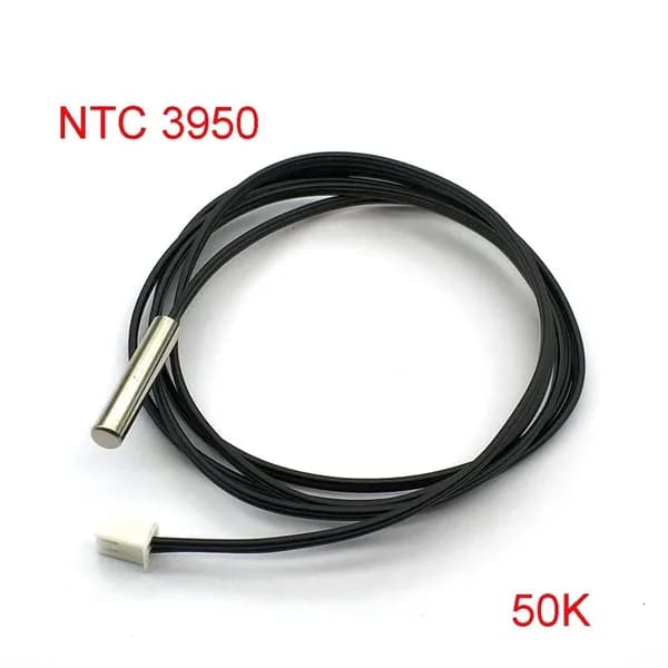 Термисторный датчик температуры NTC Водонепроницаемый пробный провод 5K 10K 20K 50K 100K 1% 3950 B3470 5K 5 * 25мм 1M