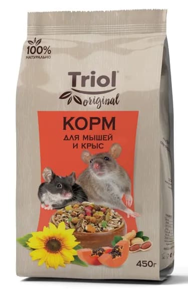 Корм Triol Original для мышей и крыс, 450г