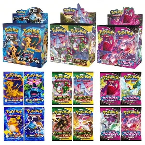 Коллекционные карточки "Pokemon",Покемон карты настольной игры,10 шт.