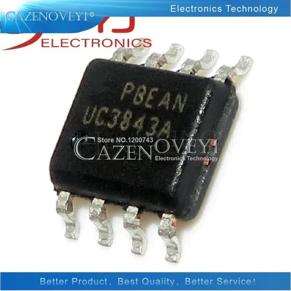 5шт UC3843A UC3843 3843A SOP-8 Интегральная схема