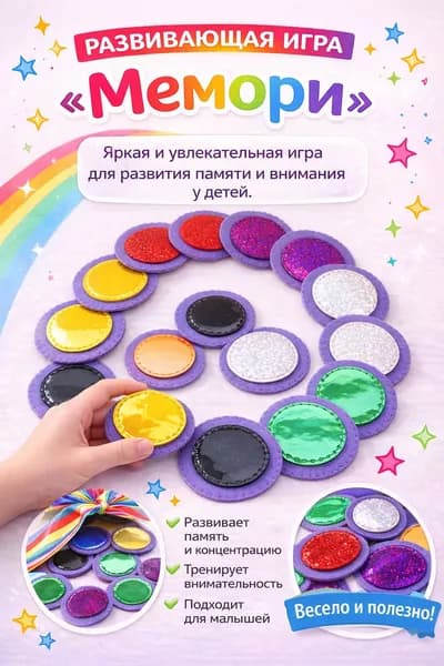 Игра мемори для детей, настольная игра