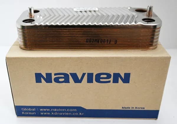 Теплообменник вторичный ГВС Navien Deluxe S 35-40 kW (14 пластин) 30018296A