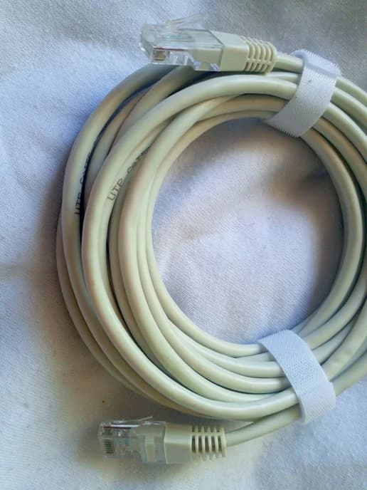 Интернет кабель 10м, коннектор rj45, cat 5e, UTP патчкорд