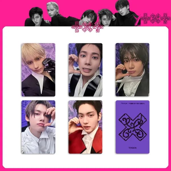 TXT Карточки k-pop карточки коллекционные 54 * 86 мм 5 шт