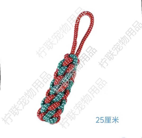 Жевательная игрушка для собак 1 шт, початок из веревки, для мелких, средних, крупных пород, разноцветная