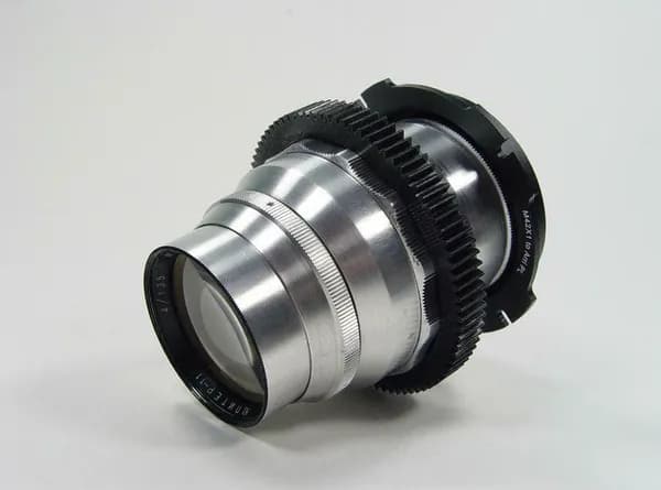 PL mount Arriflex RED ONE Телевик Юпитер-11 f/4 135mm Белый ранний, советский Sonnar. №6322433