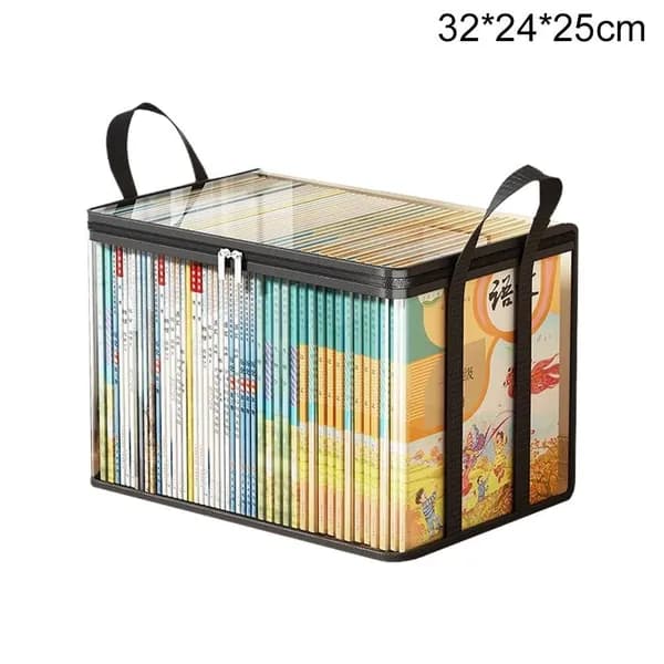 Кофр для хранения вещей 35x28x2 см 1 шт белый