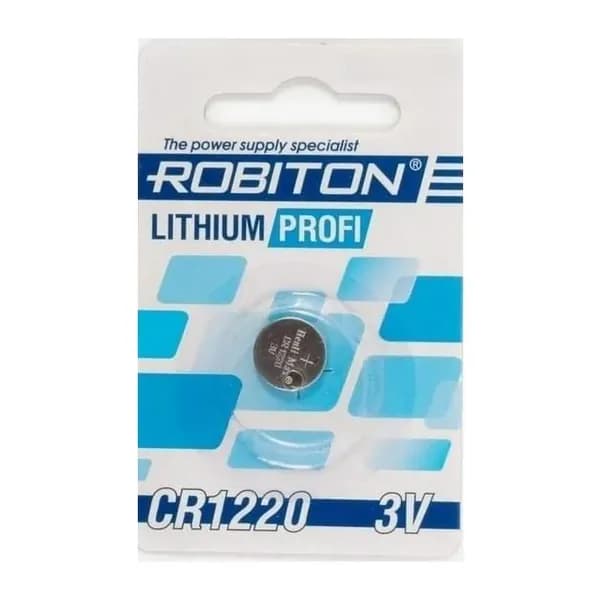 Батарейка литиевая CR1220 Robiton Lithium 3в