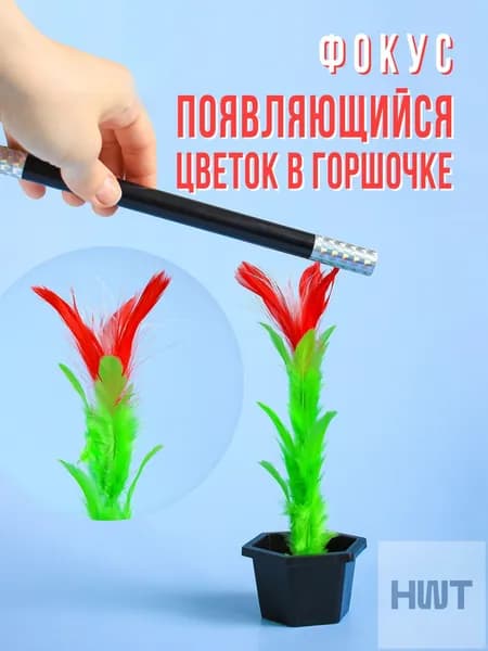 Фокус "Цветок в горшочке"