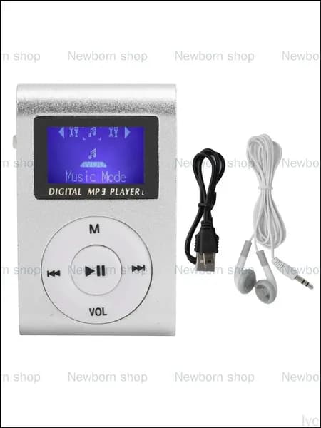 AimmiA MP3-плеер без диска, серебристый