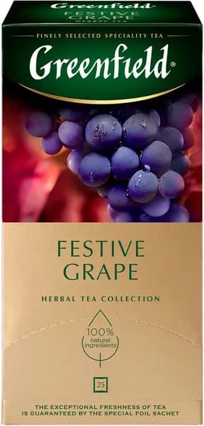 Чай травяной GREENFIELD Festive Grape, 25пак