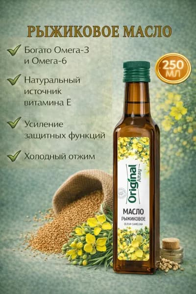 Масло Рыжиковое"Altay Original" 250 мл