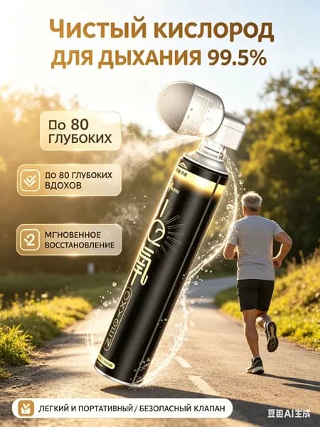 Умный кислородный баллон, портативный медицинский ингалятор, для дома и гор, Bluetooth + APP, контроль остатка, для COPD и гипоксии