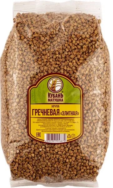 Крупа гречневая ядрица Кубань матушка элитная Югоптторг-23 м/у, 800 г