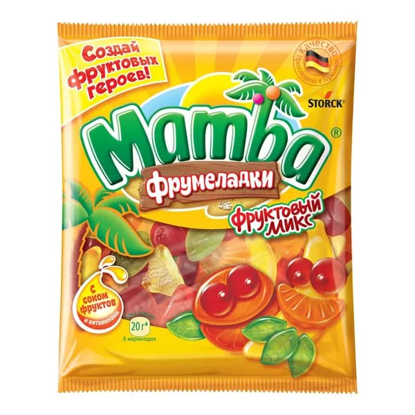 Мармелад Mamba Фруктовый микс 72 г