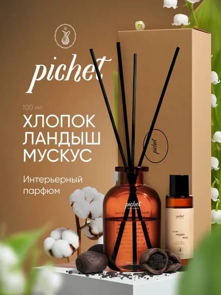 Интерьерный парфюм «Хлопок, Ландыш, Мускус»