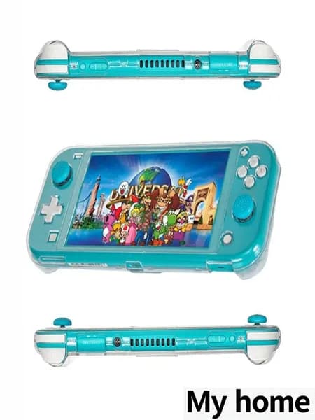 Прозрачный чехол с подставкой для Nintendo Switch Lite
