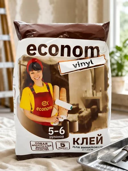 Клей для виниловых обоев Econom, 200 г