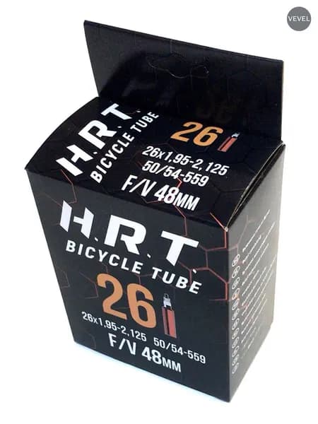Камера велосипедная H.R.T. 26x1,95-2,125, спорт. ниппель 48мм