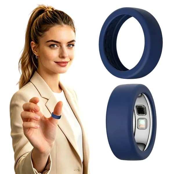 Чехол для кольца Oura Ring 5 из силикона, размер S, синий