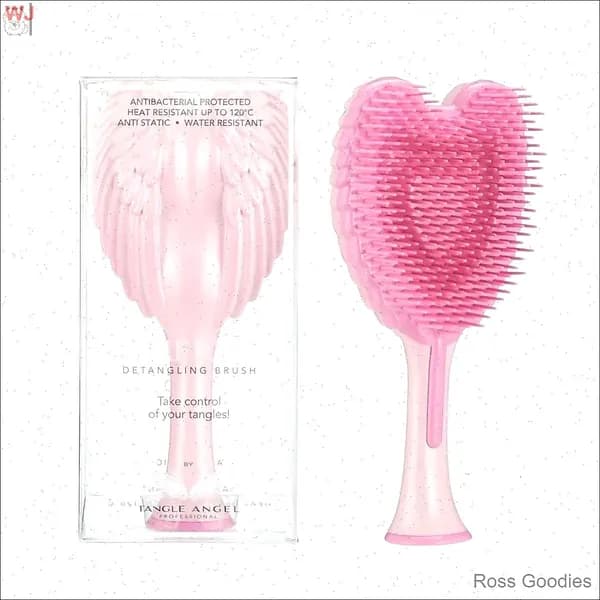 Массажная детская расческа для волос Tangle Angel Cherub 2.0 Gloss Pink