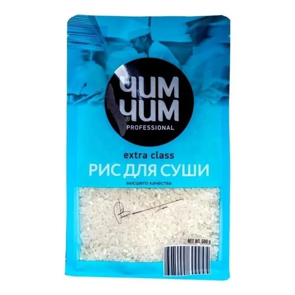 Рис Чим Чим круглозерный шлифованный для суши 500 г