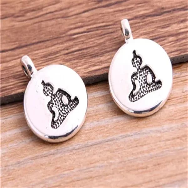 10pcs Подвеска в виде лотоса 14*19mm