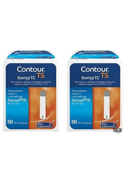 Тест полоски Контур ТС Contour TS, 100 шт.