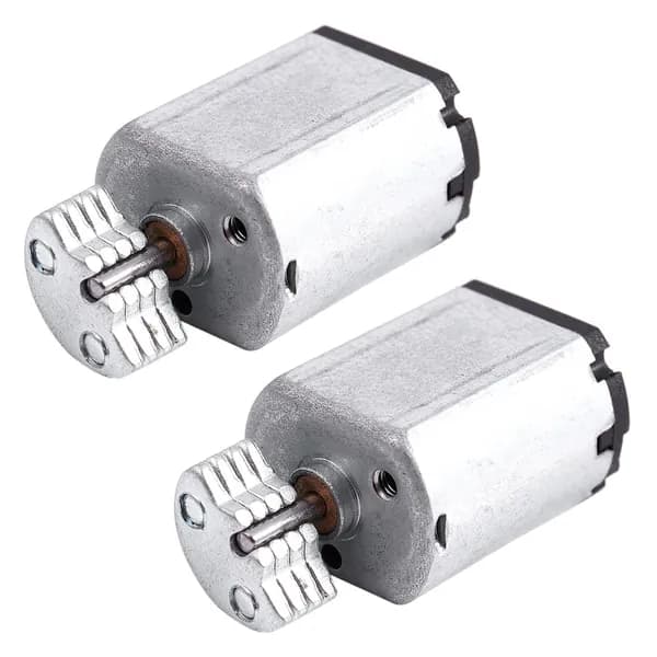 DC1.5V-9V 0.08A 3200RPM Микровибрационный двигатель, 18x15x12 мм, серебристый