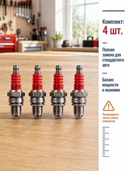 Свеча зажигания арт. L7T, 4 шт.