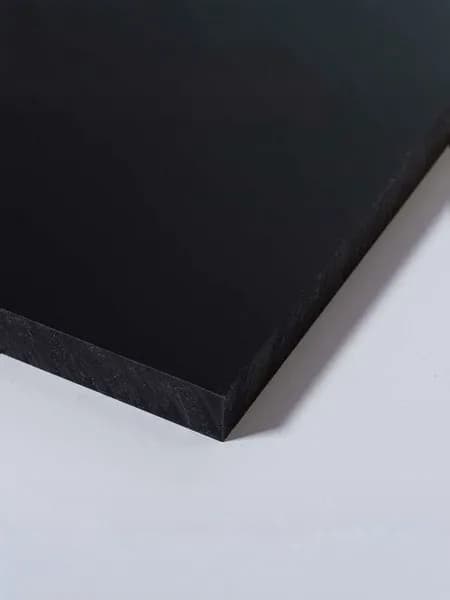 Полиэтилен ПНД (HDPE) листовой 10х110х110мм, черный (обрезок конструкционный) - 1шт