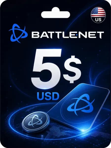 Карта пополнения Battle net 5 USD США