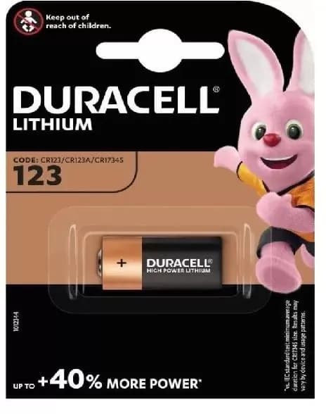 Батарейка DURACELL CR123 lithium 3v