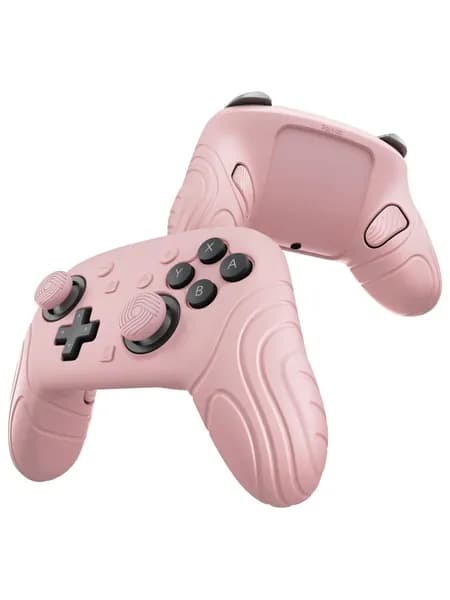 PlayVital Силиконовый защитный чехол для Nintendo Switch 2 Pro контроллера, Самурай, Сакура розовый
