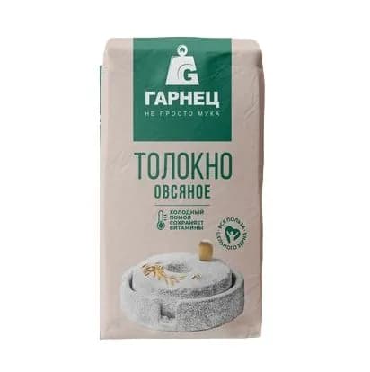 Гарнец Толокно, овсяное, 500 гр //